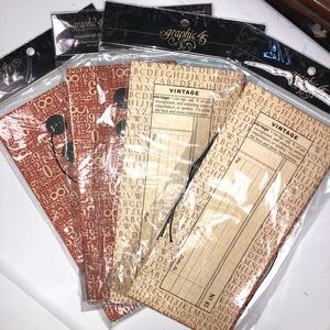 Graphic 45 Large Red Policy Envelopes